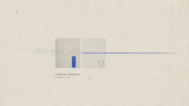 Minimal zine poster cover