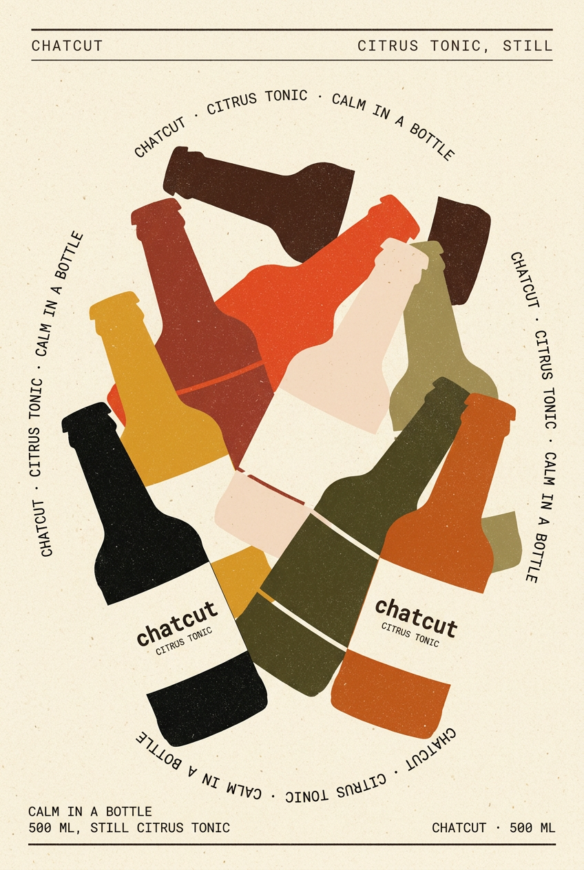 Retro print posters preview
